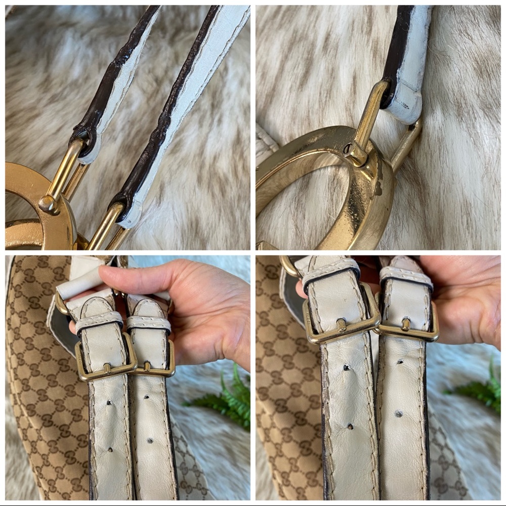 Gucci GG Logo Canvas Shoulder Bag - Picture 9 of 14